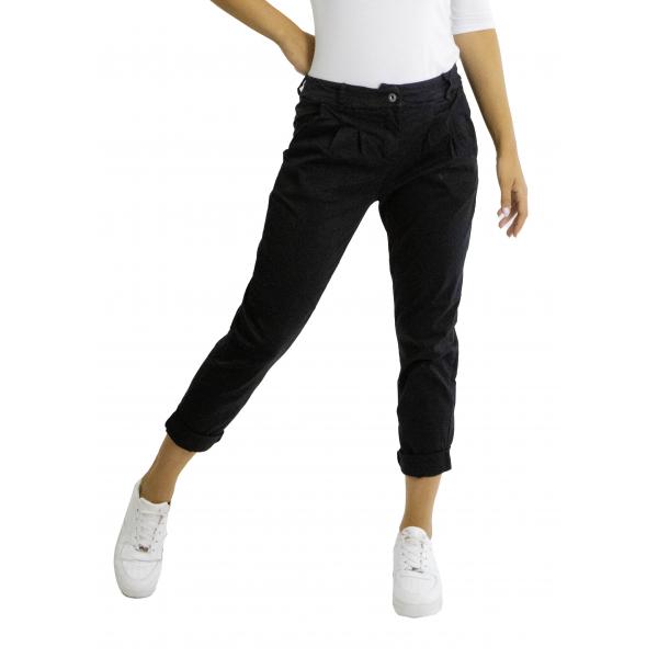 Chino con pence in cotone pesante